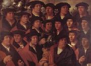 JACOBSZ, Dirck Group Portrait of the Arquebusiers of Amsterdam oil painting reproduction